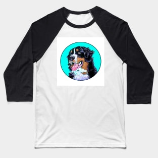 BERNER DOG TURQUOISE Baseball T-Shirt